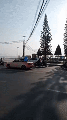 Morning rush hour activity captured in coastal Nha Trang