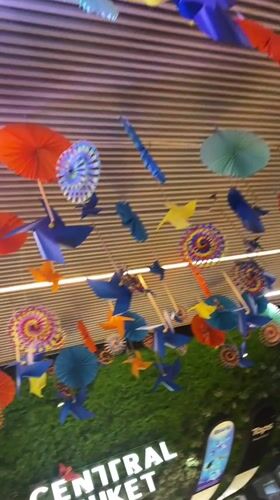 Shopper documents Central Phuket mall interior design features