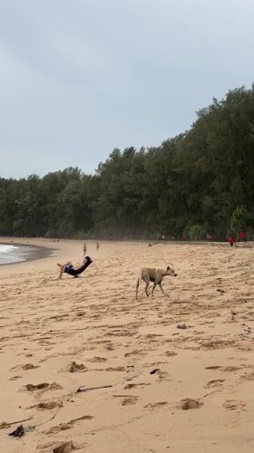 Casual beach day documented in Choeng Thale, Thailand