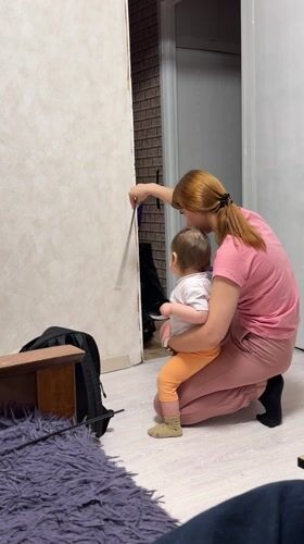 Family enjoys quiet evening with sushi dinner in Krapivka home