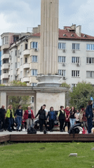 Circle dancers gather in Varna public square