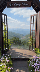 Da Lat gardens, stone gates, and panoramic hill views