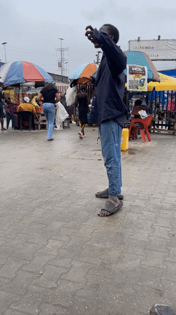 Golden Penny promo stall draws activity at Lekki outdoor market