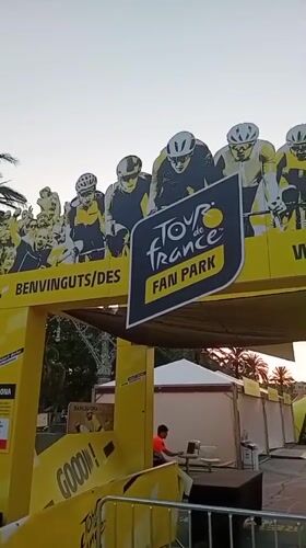 Tour de France Fan Park takes over central Barcelona square