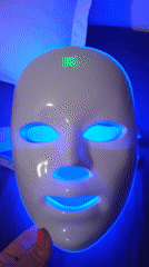 Resident documents evening activities, LED mask, soccer jerseys in Bulgaria