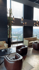 Sofia penthouse interior captured in afternoon video footage