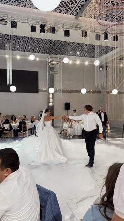 Wedding night in Pavlodar ends with a fireworks display