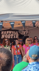 Women's choir performs at Hanwell Hootie outdoor event in London
