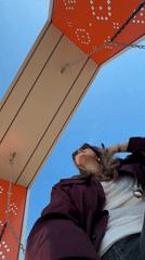 Woman documents leisurely morning walk through Izhevsk parks