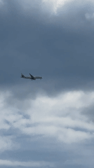 Commercial aircraft spotted flying over Varna, Bulgaria
