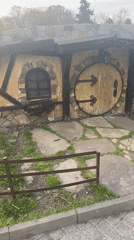Whimsical hobbit-hole structure spotted in Burgas park