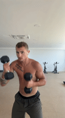 Gym session and sunny lounging in Finestrat, Spain