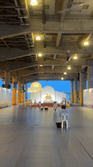 Candlelit monk procession and prayers at Dhammakaya Temple