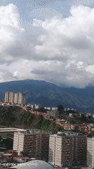 Evening snapshots of Caracas — towers, hillsides, and street life