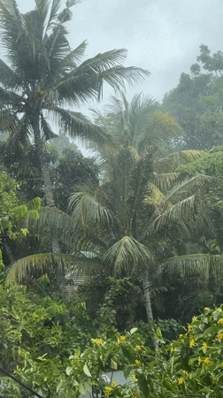 Heavy tropical rainfall documented in Thalaramba, Sri Lanka