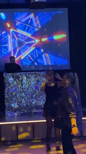 Woman documents night out at Chernushka entertainment venue