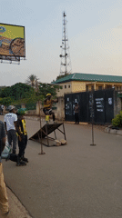 Roller skating group performs street stunts in Jos, Nigeria
