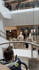 Child enjoys mall outing and ball pit in Izhevsk
