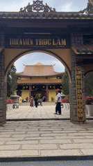 Early morning temple visit documented in Da Lat, Vietnam