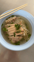Chicken noodle soup documented in Pattaya City, Thailand