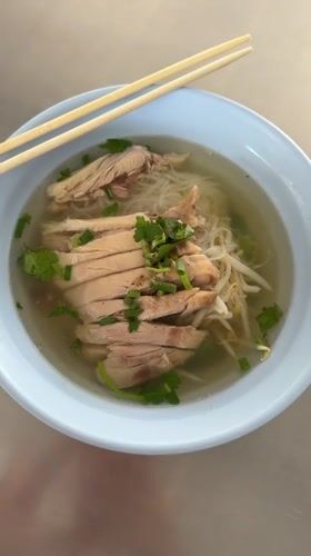 Chicken noodle soup documented in Pattaya City, Thailand