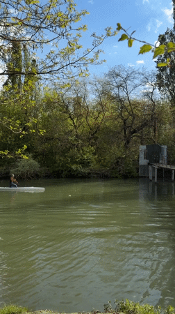 Spring River Recreation Documented Along Krasnodar Waterway