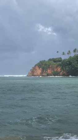 Early morning coastal documentation captured along southern Sri Lankan shore