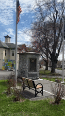 Kingston residents document neighborhood views during cloudy April evening