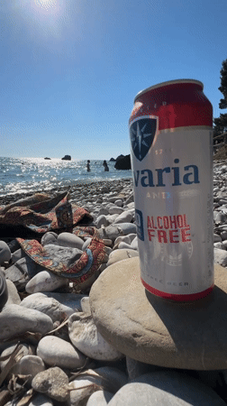 Casual afternoon beach visit documented in Bar, Montenegro