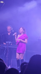 Live outdoor concert lights up a summer evening in Hévíz