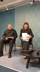 Press conference held at Ukraine's Presidential Office in Kyiv