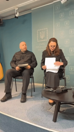 Press conference held at Ukraine's Presidential Office in Kyiv