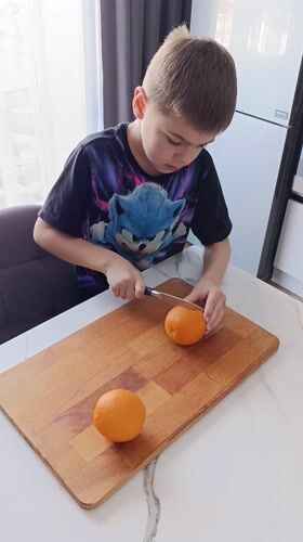 Morning domestic life moments captured across Chaikovsky, Russia