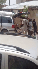 Coordinated vehicle loading operations documented in northern Nigeria