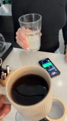 Coffee moment captured with beverages and flowers in Novi Sad