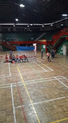 Volleyball tournament day brings crowds to Wuryorejo streets and stalls