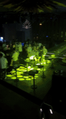 Nightclub event draws crowds in Plovdiv, Bulgaria evening