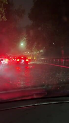 Heavy rain floods Mexico City streets overnight