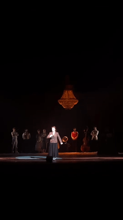 Stage performance captured in Rusanovo, Russia venue