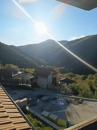Morning panoramic view captured in Vrata, Bulgaria