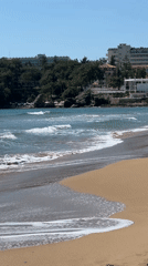 Calm beach conditions documented at Alanya, Turkey coastline