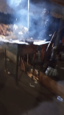 Evening street food vendors active in Bukuru Nigeria