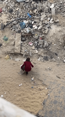 Witnesses document destruction and tent settlements in Khan Yunis
