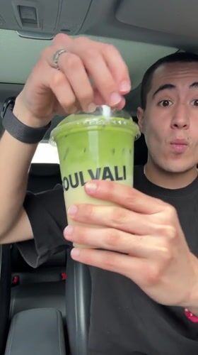 Iced matcha from SOULVALI, somewhere in Puebla