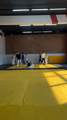 Children practice martial arts in Krasnoyarsk training facility
