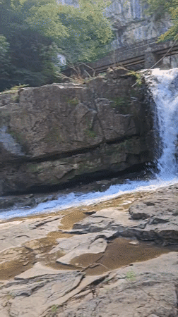 Bulgarian forest waterfalls near Gesha and Колишовци