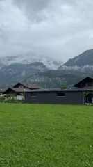 Morning documentation of rural Swiss village scenes and gardens