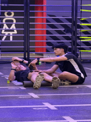 Morning workout session documented at Thai fitness center