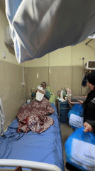 Maternal aid kits distributed to new mothers at Gaza hospital