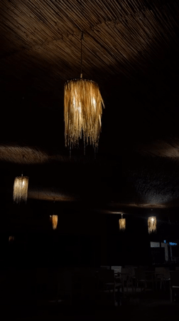 Decorative lamps captured on video in Alanya, Turkey